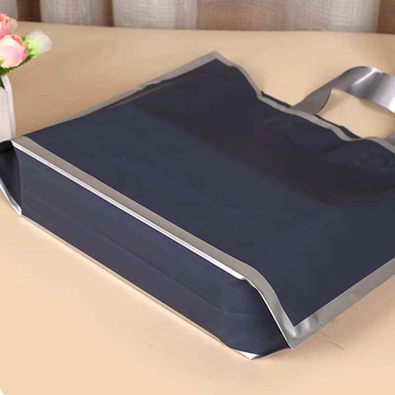 Wedding/Event Supply Store - 50Pcs Frosted hand shopping bag, silver