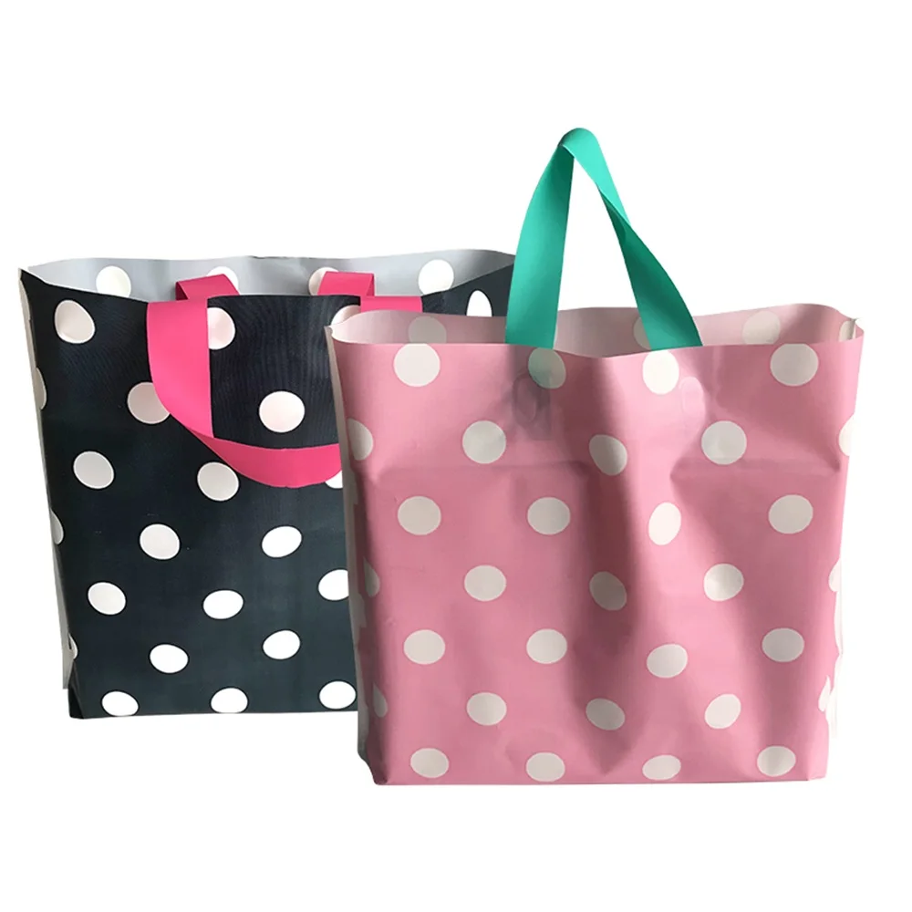 48pcs Frosted Polka Dot Tote B - Wedding/Event Supply Store ulasan dan harga
