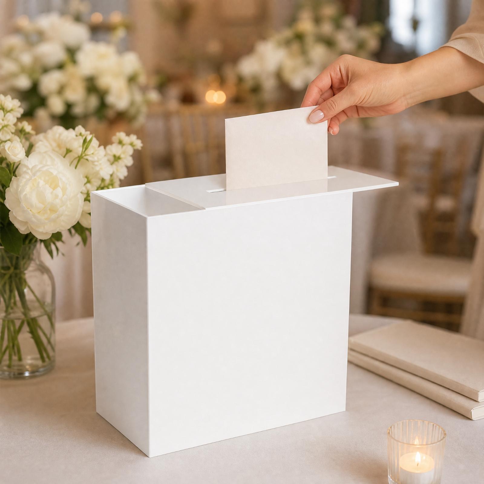 Acrylic Card Collection Box wi - Wedding Card Box ulasan dan harga