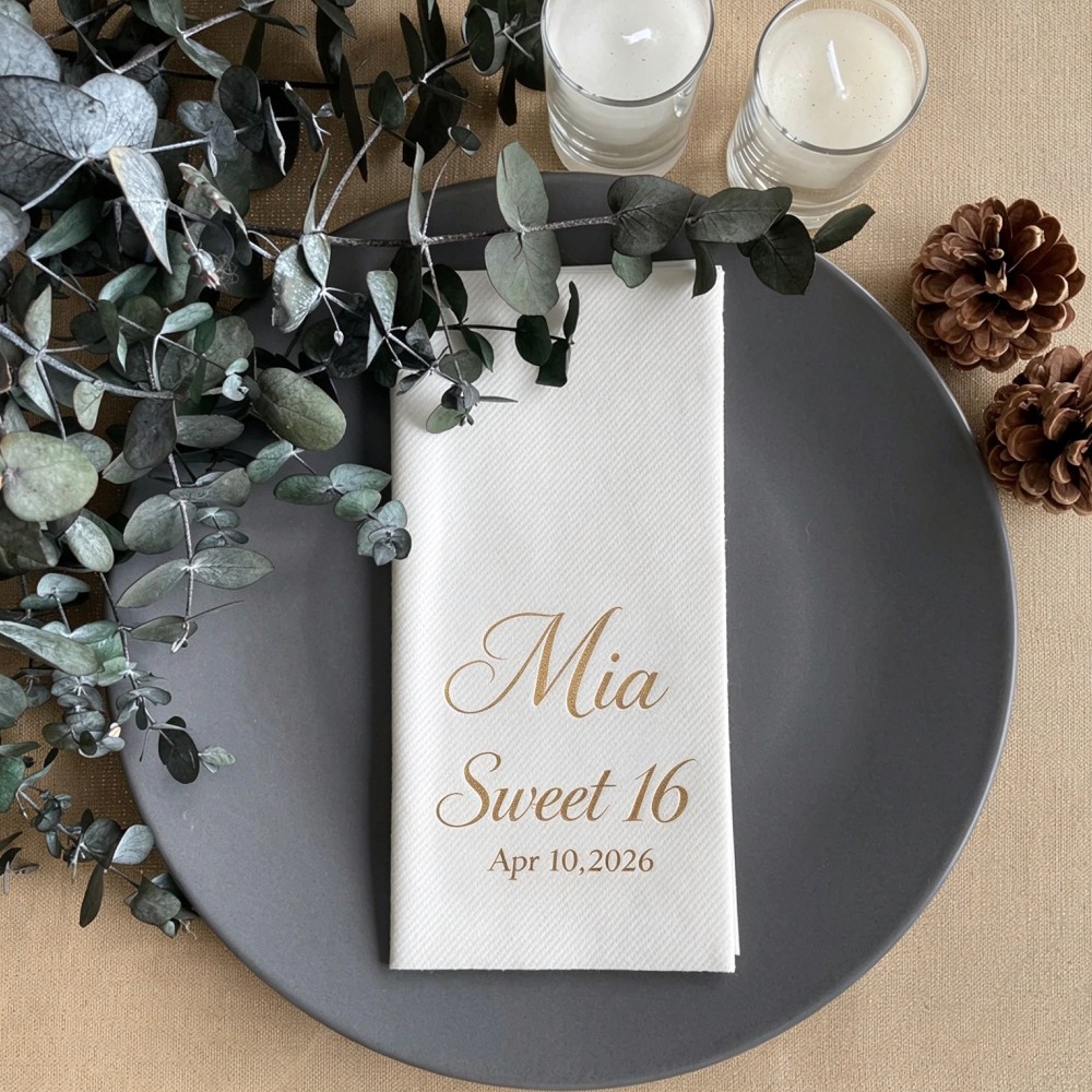 100Pcs Custom Name Date Sweet  - Table Number Gold ulasan dan harga