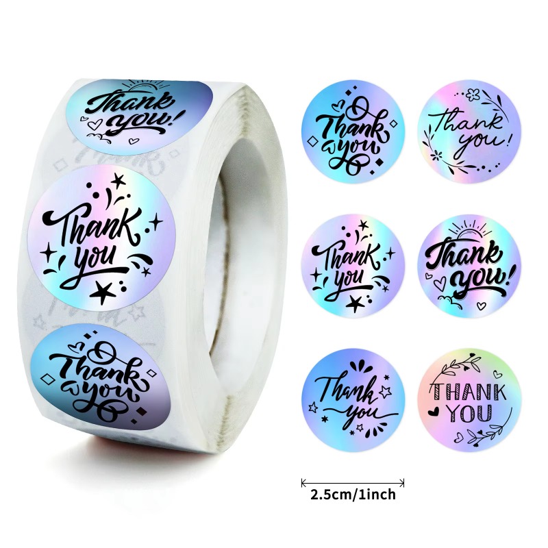 Laser Thank You Stickers Holog - Wedding Envelopes ulasan dan harga