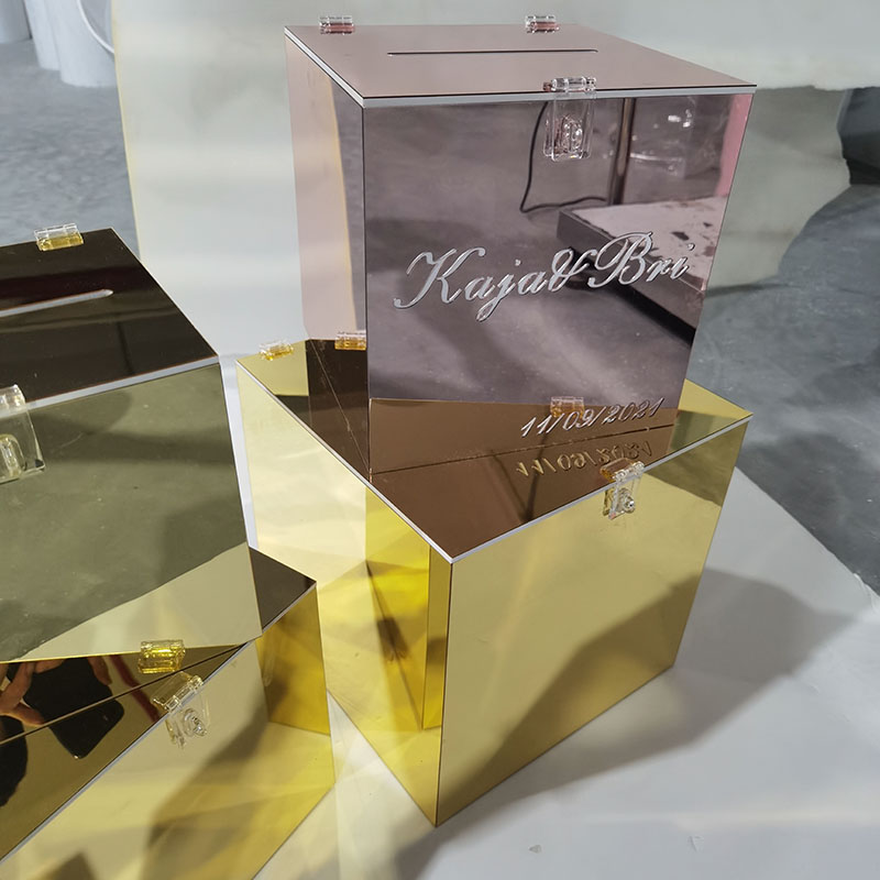 Acrylic Innovation Card Box We - Wedding Card Box ulasan dan harga