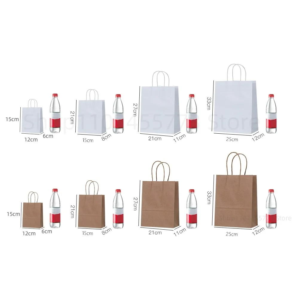 Customizable Kraft Paper Bag w - Wedding/Event Supply Store ulasan dan harga