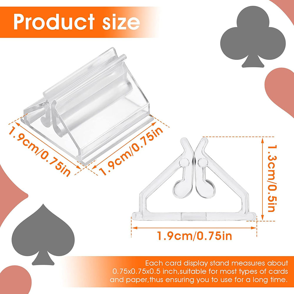 12/24/48Pcs Mini Clear Stands  - Table Number Gold ulasan dan harga