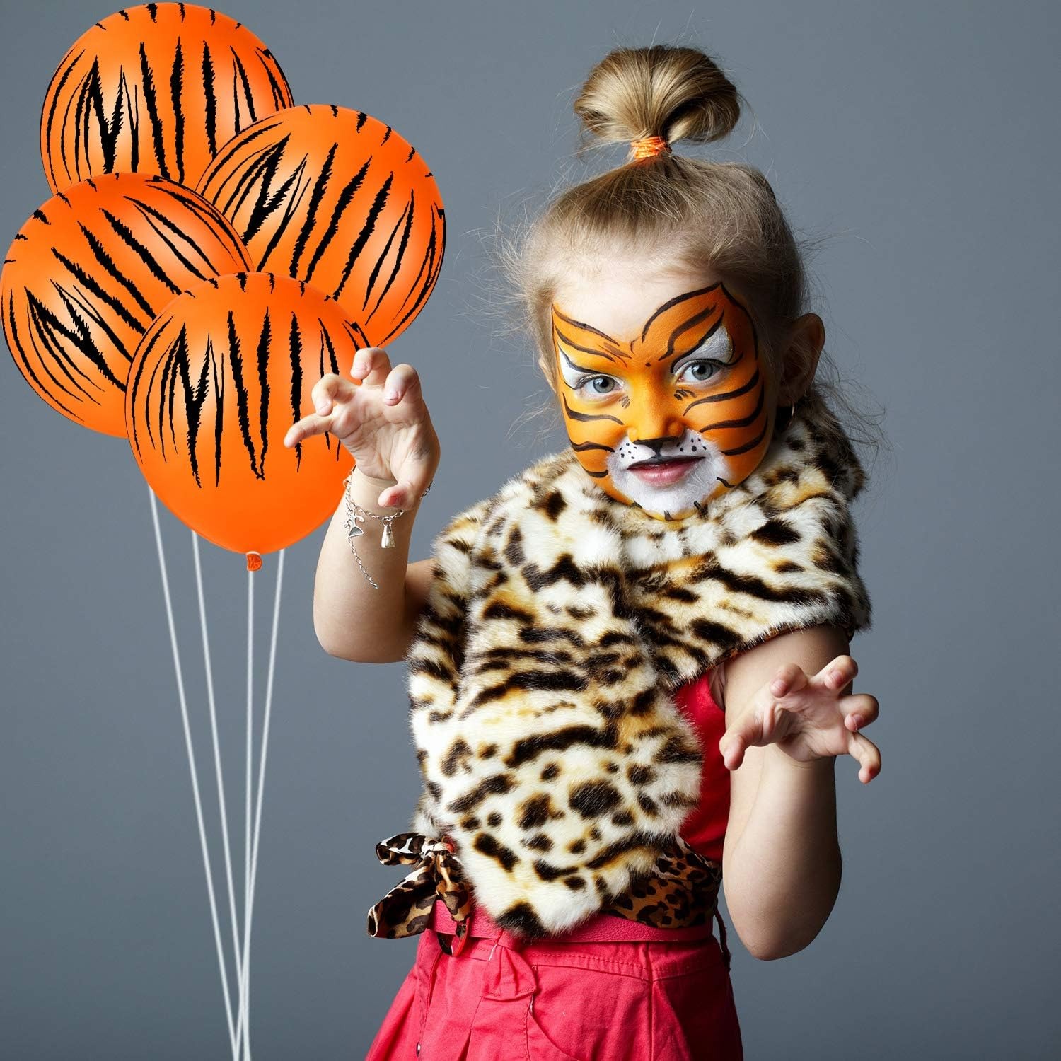 20/40Pcs  Tiger Balloons Tiger - Wedding Zoo ulasan dan harga