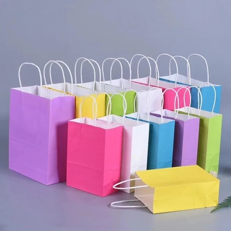 10/30/50pcs Kraft Paper Bag wi - Wedding/Event Supply Store ulasan dan harga